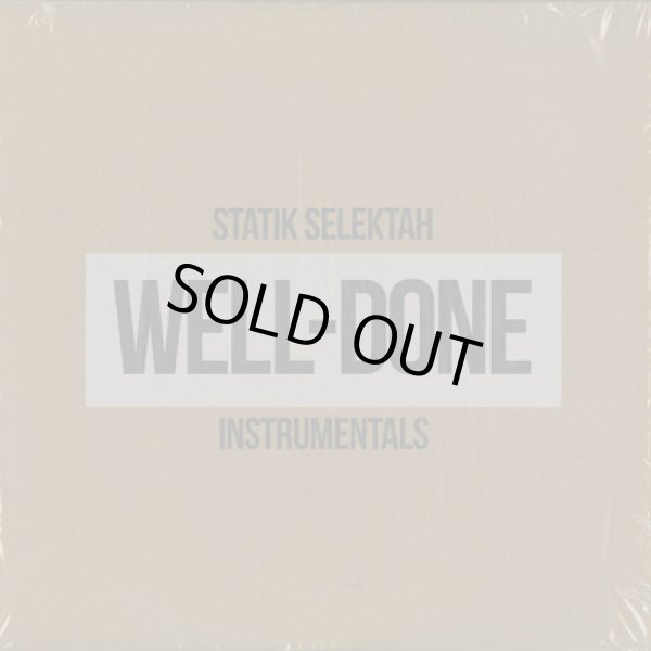 画像1: Statik Selektah / Well-Done Instrumentals (1)