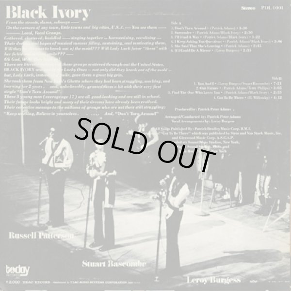 画像2: Black Ivory / Don't Turn Around (LP) (2)